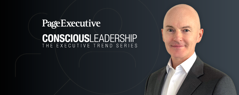 Mark Enticott profile photo next to the title: conscious leadership