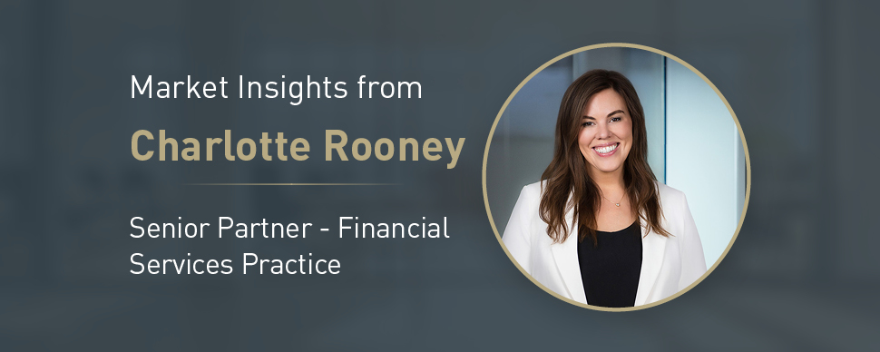 Promotional graphic featuring a person in a white jacket next to the text ‘Market Insights from Charlotte Rooney – Senior Partner, Industrial, Energy & Natural Resources.’