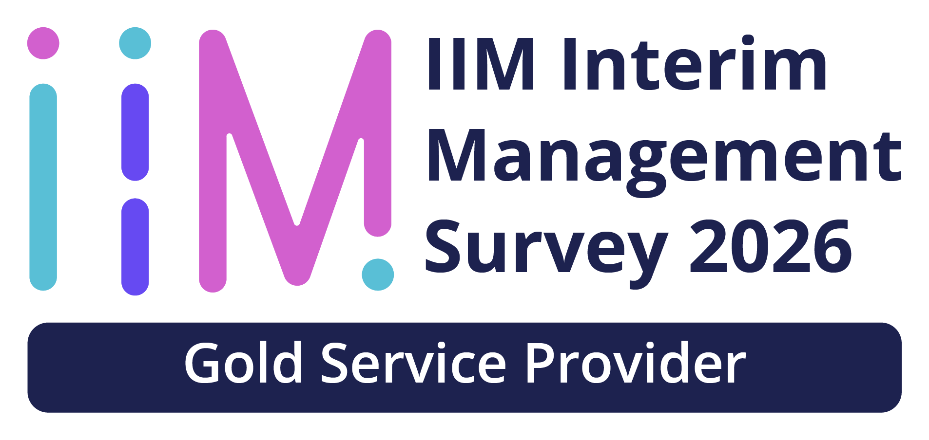 IIM Interim Management 2026 - gold service provider Logo
