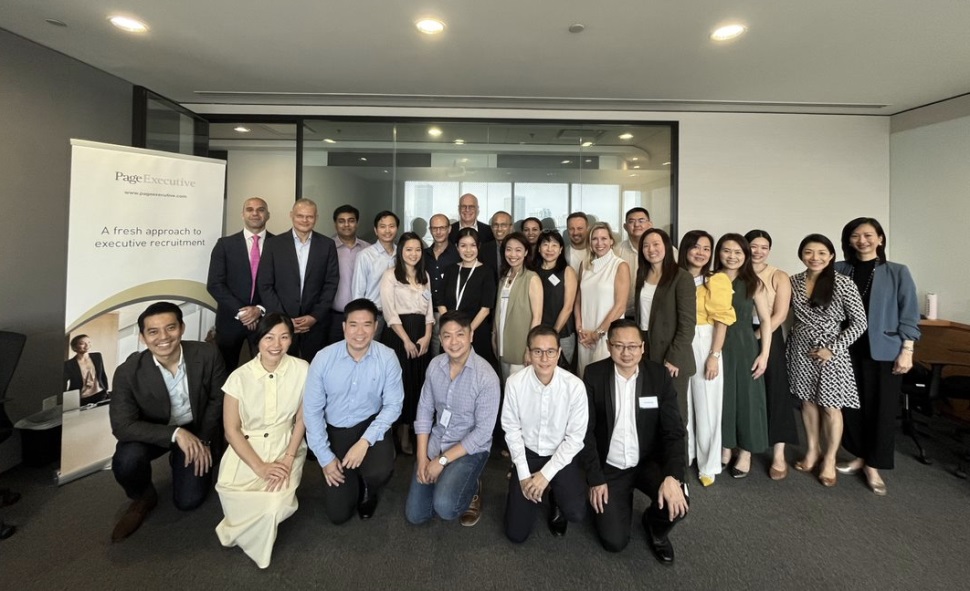 Participants from the Steering the Executive Suite workshop in Singapore
