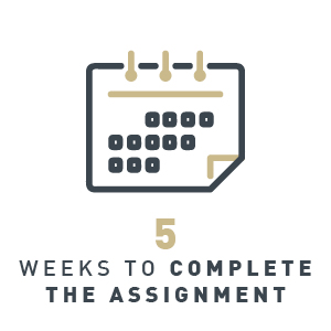 5 weeks to complete the assignment