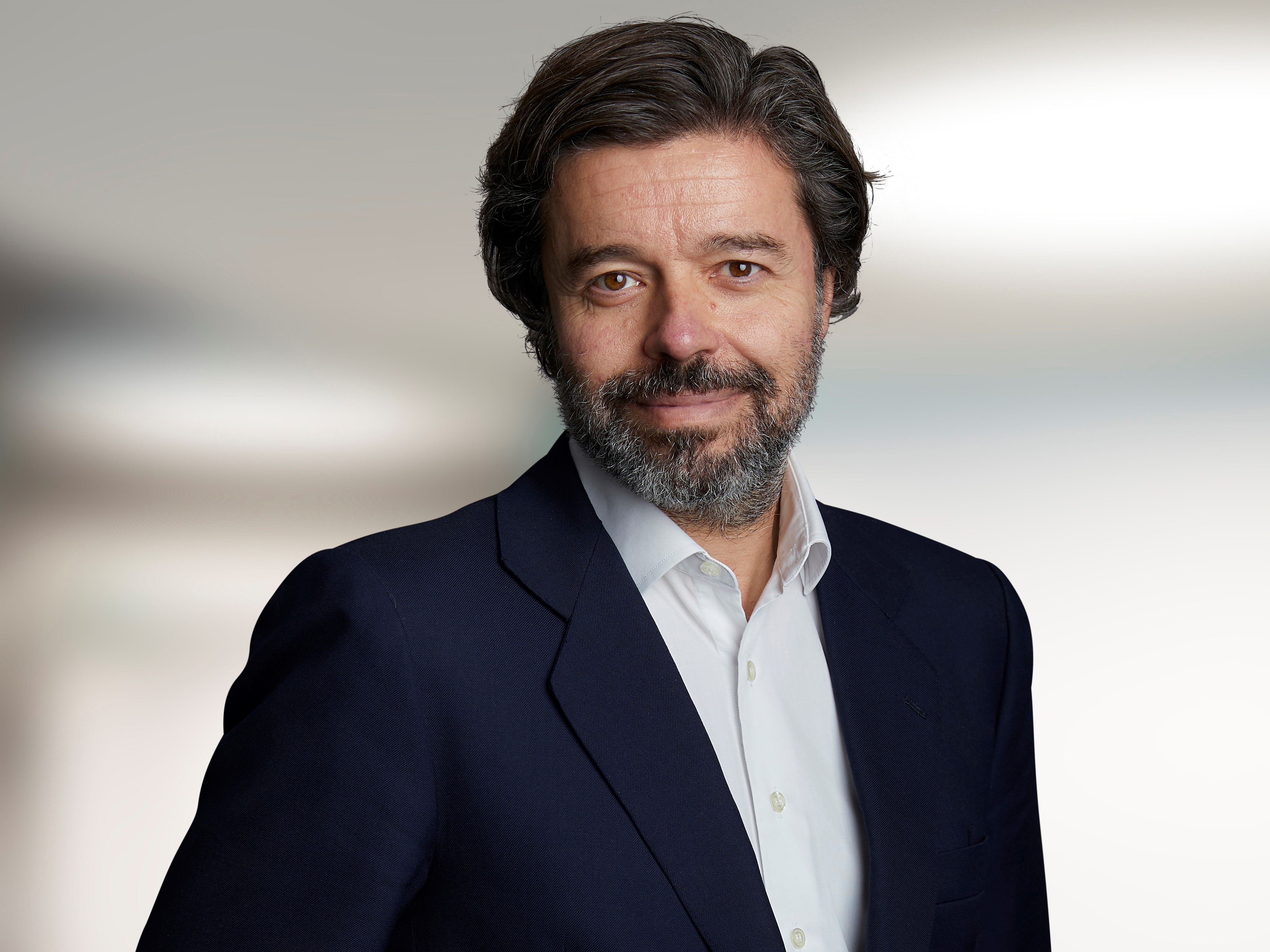 Person in a suit with a blurred background