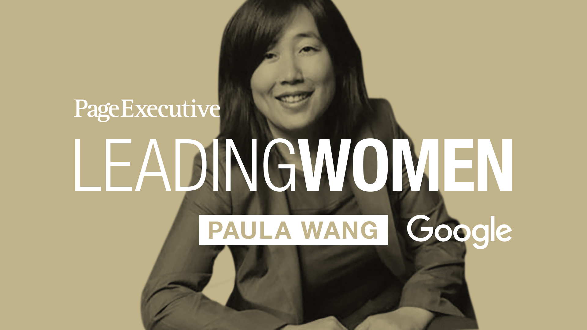 Leading women series - speaker: paula wang