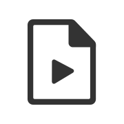 Placeholder icon with a document and a play button