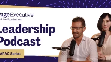 page executive leadership podcast, apac series - Olly Riches, Managing Partner Asia Pacific, speaks with Jesaline Huang