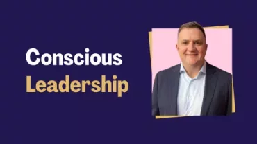 Nick Messenger next to the title 'Conscious Leadership'