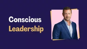 Olly Riches next to the title 'Conscious Leadership'