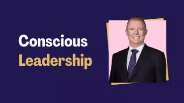 Paul Webster next to the title 'Conscious Leadership'