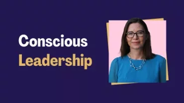 Nina Buttle next to the title 'Conscious Leadership'