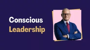 Franck Johnson next to the title 'Conscious Leadership'