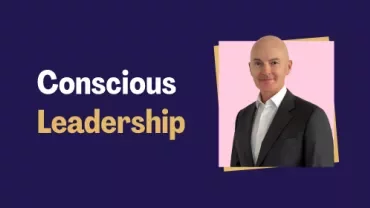 Mark Enticott, next to the title 'Conscious Leadership'