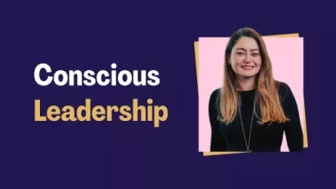 Macarena Azu next to the title 'Conscious Leadership'