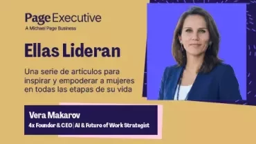 Portrait of a speaker featured in a leadership article.