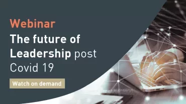 Webinar promotion on future leadership post Covid-19