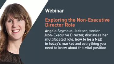 Webinar on Non-Executive Director role with discussion on market strategies.