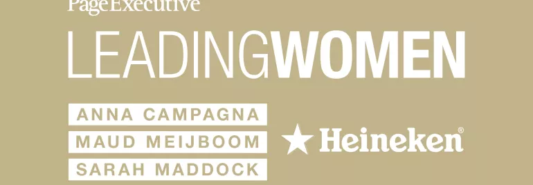Leading Women event with Anna Campagna, Maud Meijboom, Sarah Maddock, by Heineken.