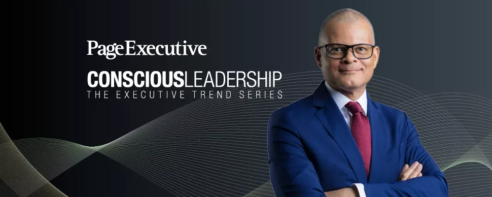 Franck Johnson profile photo next to the title &quot;Conscious Leadership , page executive&quot;