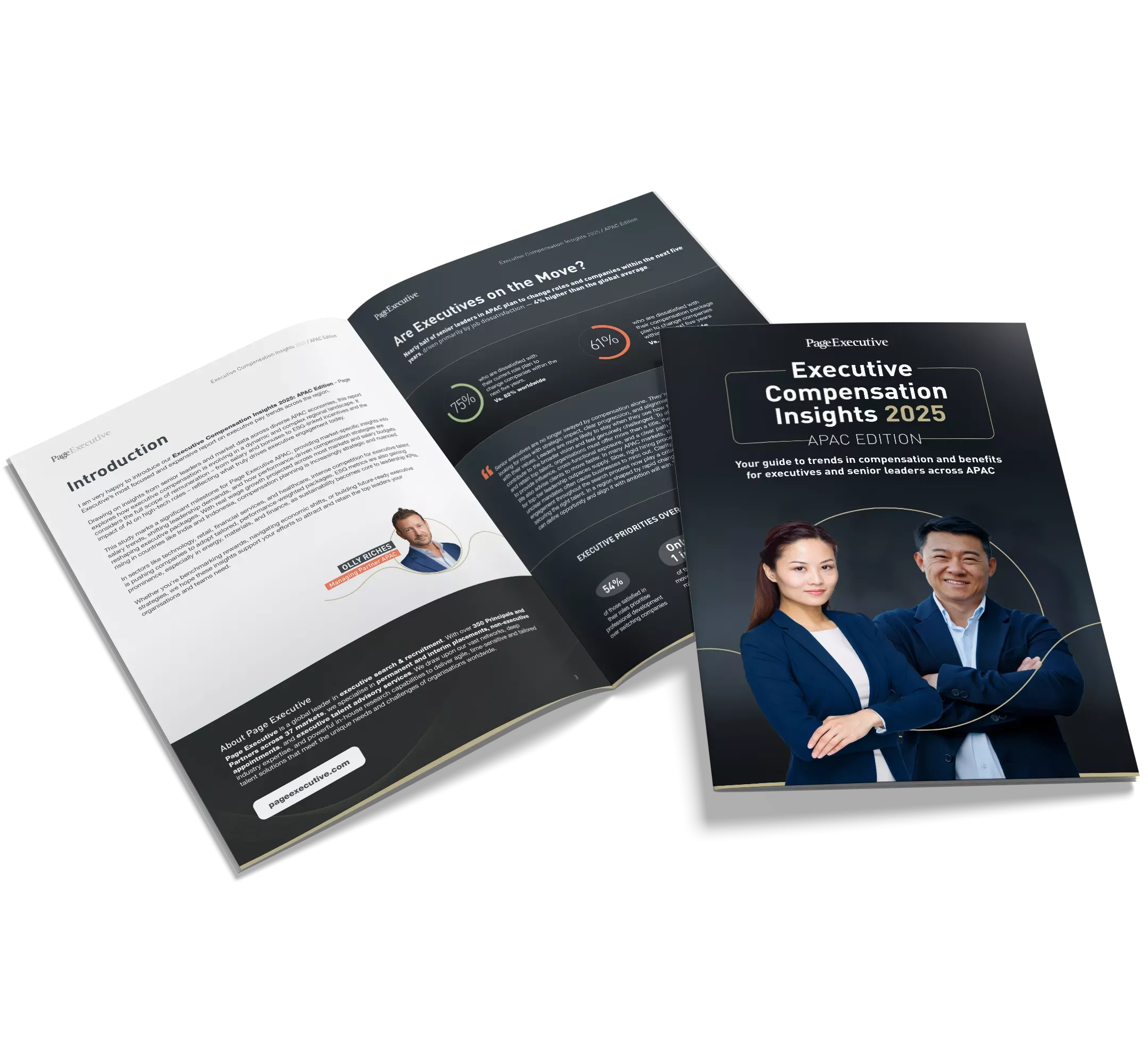 A report showing the cover of Executive Compensation Insights 2025 - apac edition 