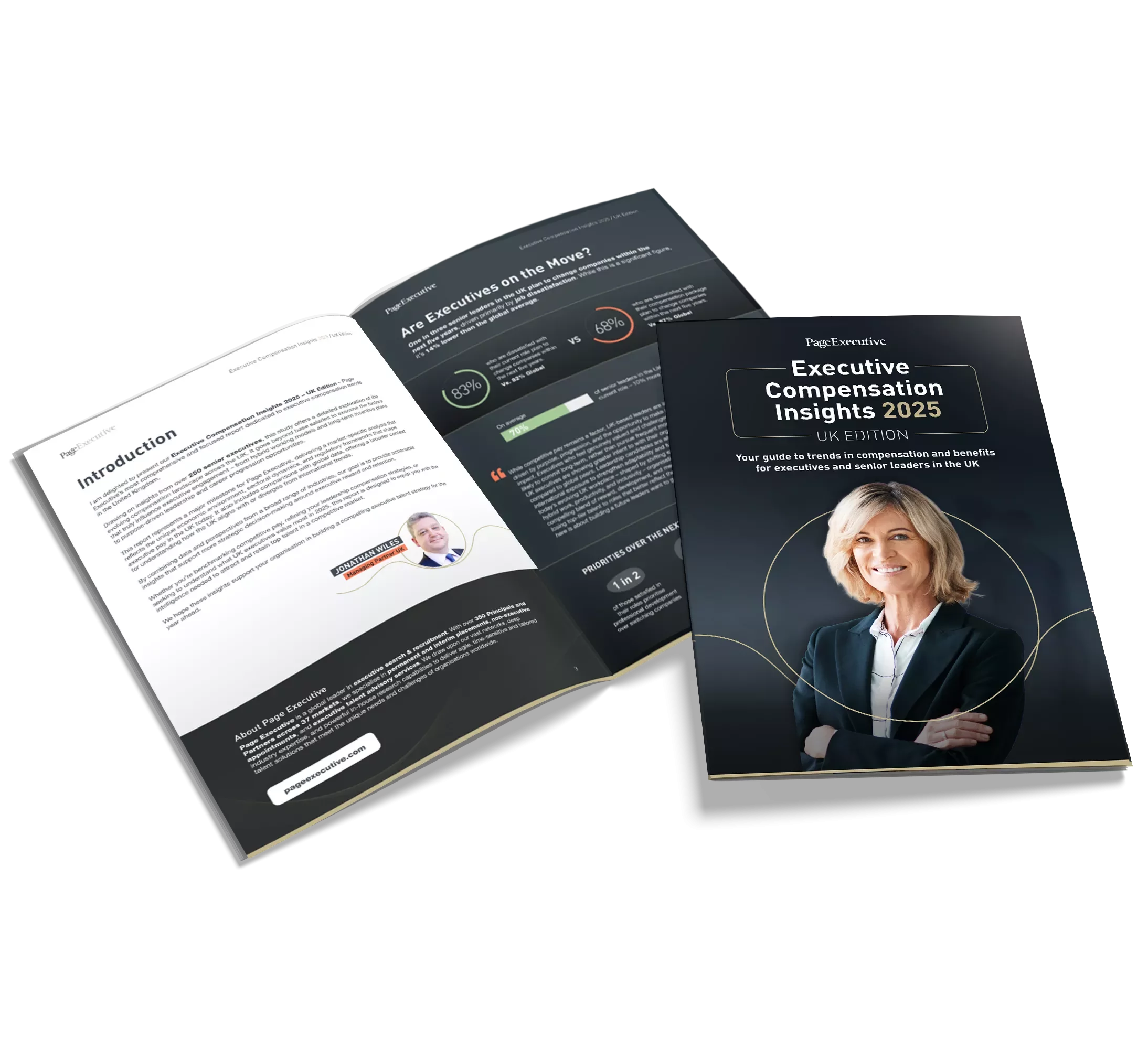 A report showing the cover of Executive Compensation Insights 2025 - uk edition 