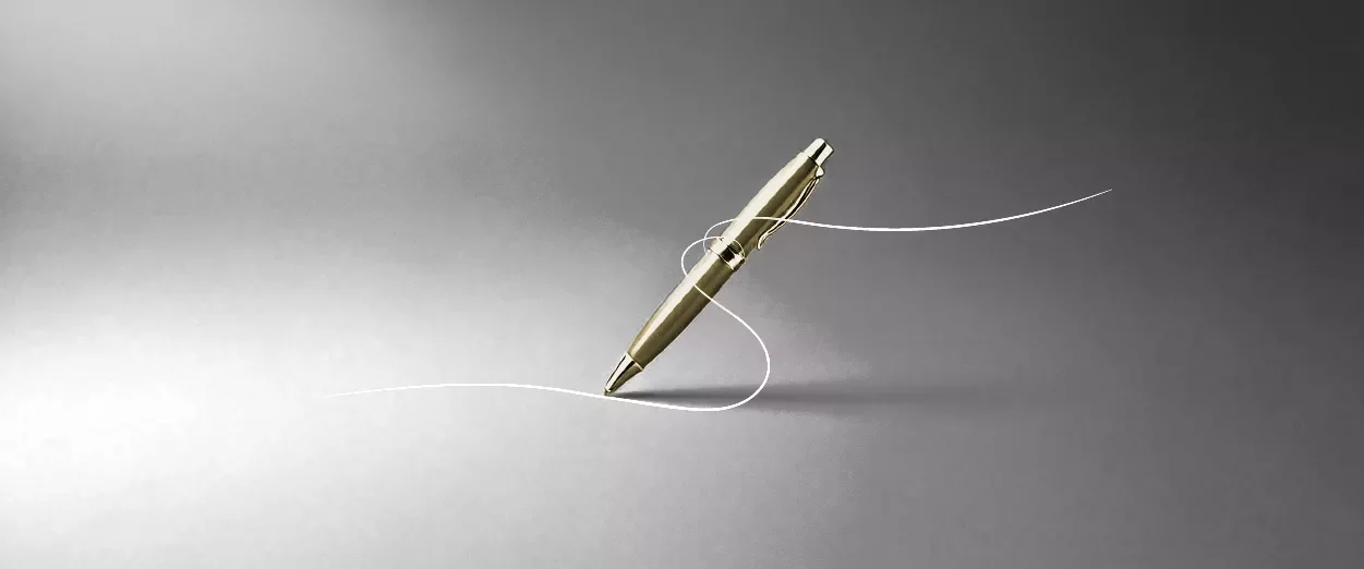 a pen