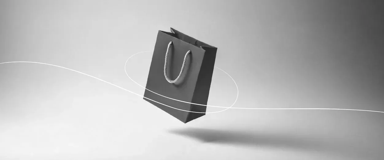 a shopping bag