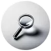 a magnifying glass